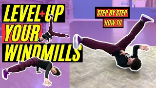 Need Help With Your Windmills | Learn How | Step By Step | Breakdance Power Move Tutorial 🔥