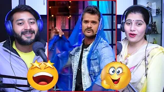 #khesari  Lal Yadav Ne Odhli Neeli Saree | #nirahua  | #rani | #amarpali  | Reaction