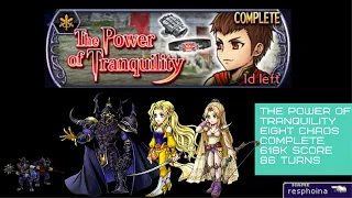 (DFFOO GL) The Power of Tranquility - Eight Blind CHAOS Complete (618k Golbez/Celes/Rosa/Brothers)