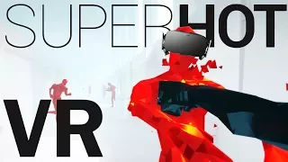 Dodging Bullets and Freezing Time! - SUPERHOT VR Gameplay - Oculus Rift VR - Virtual Reality