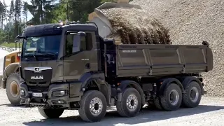 The New MAN TGS 2021 dump truck Test Drive |Know Anything|