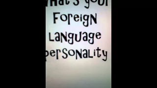 Language personality