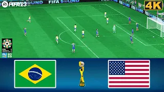 FIFA 23 - BRAZIL vs USA - FIFA Women's World Cup 2023 Final - Full Match - Gameplay PC