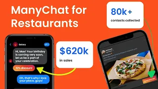 Increase Sales with Manychat for Restaurants!