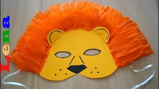 🦁 Löwen Maske basteln