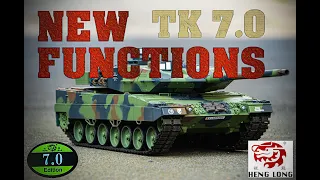 RC Tank Leopard 2 A6 Heng Long 1/16 new Functions TK7.0