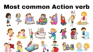 Action Verbs | Daily Use word 60+ Daily Routine Vocabulary | Daily Routines In English - Vocabulary