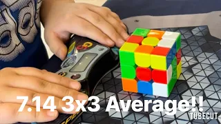 7.14 OFFICIAL 3x3 AVERAGE!!