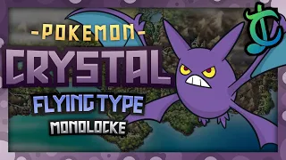Pokémon Crystal Hardcore Nuzlocke - Flying Type Pokémon Only! (No items, No overleveling)