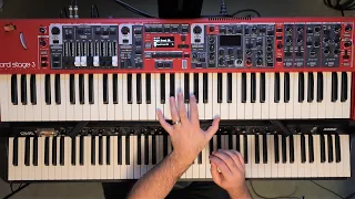 Korg SV-1 vs Nord Stage 3 ~ Grand Piano Comparison