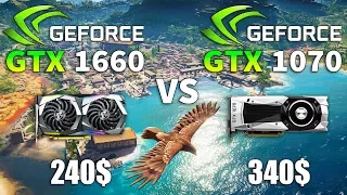 GTX 1660 vs GTX 1070 Test in 9 Games