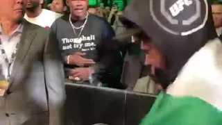 Adesanya and Usman are dancing before the fight with Covington