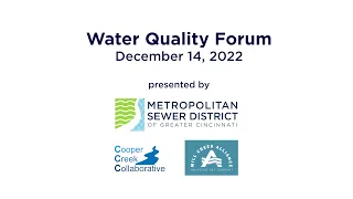 MSD 2022 Water Quality Forum Meeting, December 14, 2022 - recording of the Teams meeting