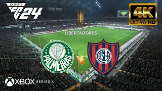 EA FC 24 - Palmeiras vs San Lorenzo | CONMEBOL Libertadores 2024 | NextGen [4K-60]