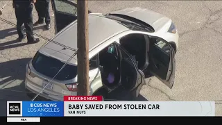 Baby saved from stolen car in Van Nuys