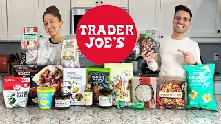 trying new products from Trader Joe's (taste test)