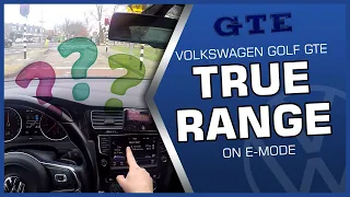 Volkswagen Golf GTE - E-Mode True Range