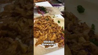 Butter Chicken Shawarma Is An Awesome Invention 🤤  @alitahinis #funny #food #shorts