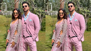 Jasmin Bhasin and Aly Goni first Appearance after Secret Wedding