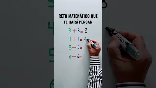 Reto matemático - Reto de matemáticas que te hará pensar