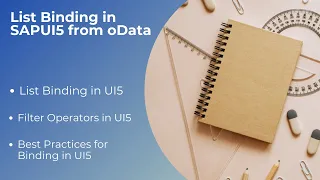 List Binding in SAPUI5 from oData using BAS | List Binding | UI5 | BAS | Step by step Guide