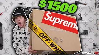 $1500 Hypebeast Mystery Box! Louis Vuitton Off-White Supreme Designer