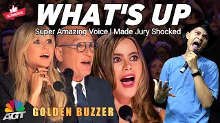 What's Up - 4 Non Blondes Cover Song With Super Beautiful Voice Made Jury Shocked On AGT Auditions