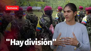 En las Farc ‘hay una división’: comandante Andrey Avendaño  | Semana noticias