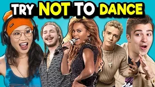 Adults React To Try Not To Dance Challenge