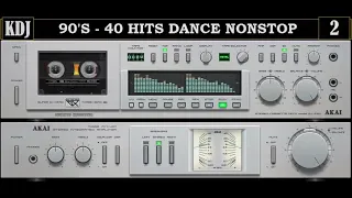 Dance Music Anos 90's 40 Dance Hits Nonstop Volume 02 Flash House, Eurodance, Hip Hop