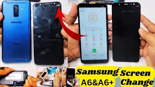 Samsung Galaxy A6 plus screen restoration || How To Replace The Screen Samsung A6 Plus