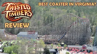 Twisted Timbers Review, Kings Dominion RMC Hybrid Coaster | Best Coaster in Virginia?