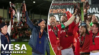 Wrexham FC owned by Ryan Reynolds and Rob McElhenney promoted to the Football League