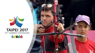 France v Korea – recurve mixed team gold final | Taipei 2017 Universiade