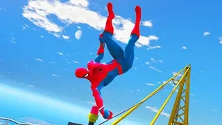 GTA 5 Parkour Fails & Wins Episode 1 | SPIDERMAN