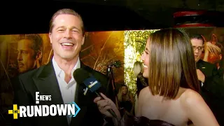 Brad Pitt Says Margot Robbie Is "on Fire" at Babylon Premiere | The Rundown | E! News