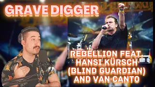 FIRST TIME REACTING - GRAVE DIGGER - Rebellion feat. Hansi Kürsch (Blind Guardian) and Van Canto