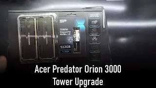 Acer Predator Orion 3000 Upgrade Options