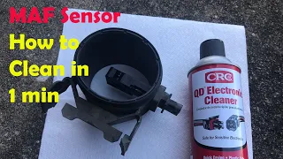 How to clean MAF sensor |Mas Air Flow Sensor cleaning |Mercedes C230 MAF sensor