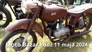 Motobazar Łódź 11 maja 2024. Moto Weteran Bazar. Sprzedaż używanych motocykli i części.