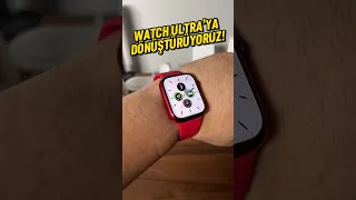 Apple Watch 7’yi Watch Ultra’ya dönüştürdüm 👀 #apple