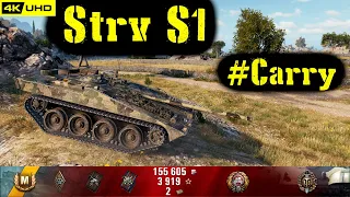 World of Tanks Strv S1 Replay - 6 Kills 3.4K DMG(Patch 1.6.1)