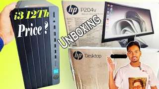 HP Pro Tower 280G9 Desktop Pc Unboxing Price? i3 12th Gen processor | Desktop Computer Assemble |