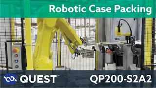 Quest Quik Pack QP200-S2A2 | Robotic Case Packer for Snack Trays
