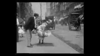 1901 New York Street Scene: "What Happened on Twenty-Third Street, New York City"