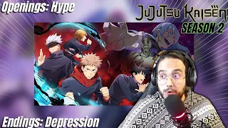 Jujutsu Kaisen Season 2 Openings & Endings | Musician's Reaction