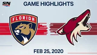 NHL Highlights | Panthers vs. Coyotes – Feb. 25, 2020