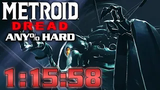 [WR 1.0.2] Metroid Dread Any% Hard Mode in 1:15:58