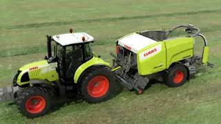 CLAAS ROLLANT 455. Animation.