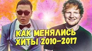 ЭВОЛЮЦИЯ ХИТОВ С 2010 ПО 2017 / ПОПРОБУЙ НЕ ПОДПЕВАТЬ